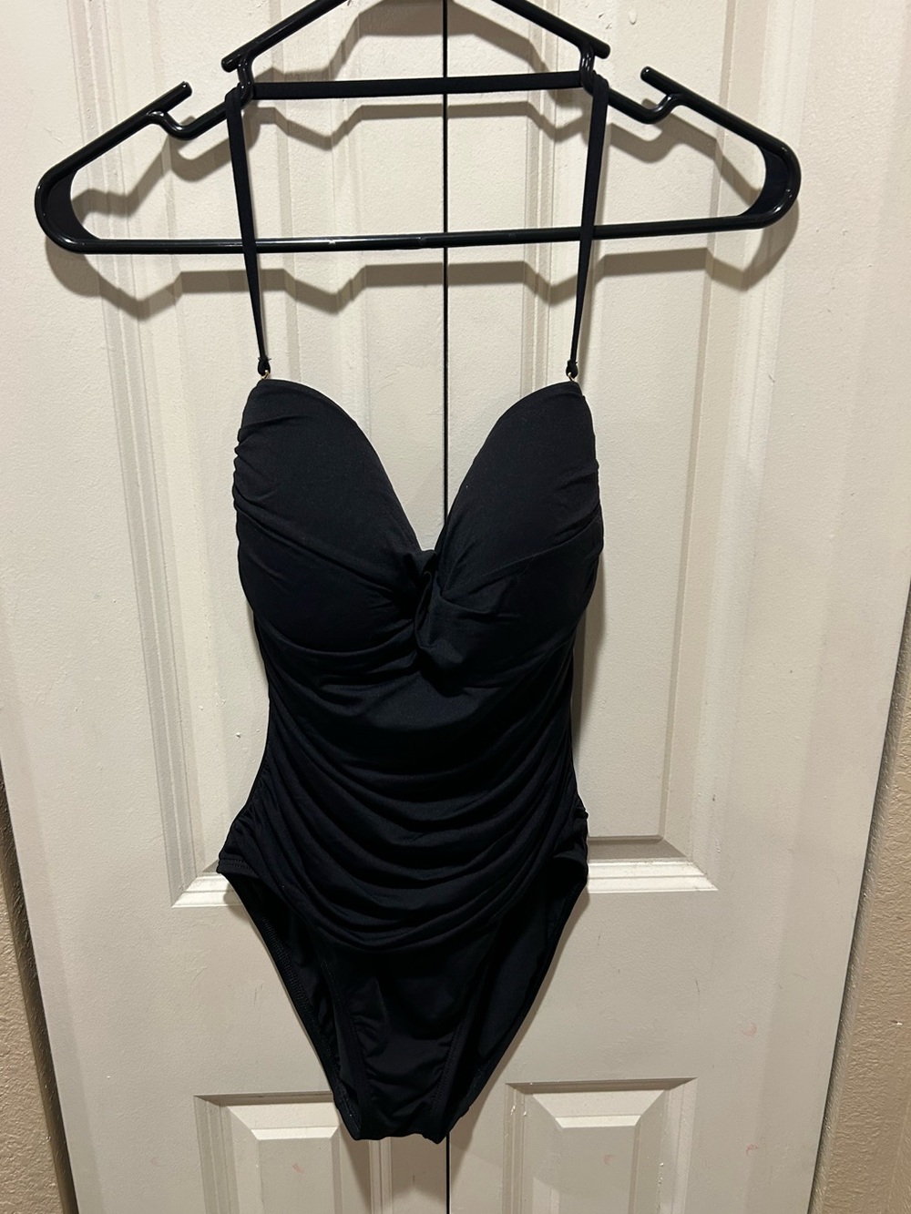 La Blanca Island Goddess Wrap Front One Piece Swimsuit , Size 6 - Picture 4 of 6